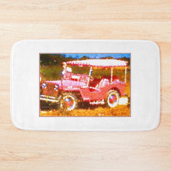 Item preview, New Hope, Pennsylvania, September 2 1960, Classic Willys Jeep DJ-3A Surrey Gala Automobile, Digital Illustration designed and sold by AMacGPhilly.