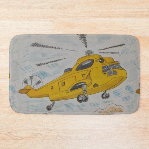 Item preview, little yellow helicopter rotoblades rotorcrafts designed and sold by PilotandPlane.
