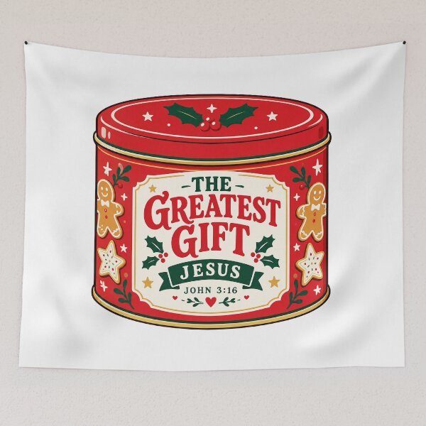 Item preview, John 3:16 The Greatest Gift is JESUS designed and sold by plushism.