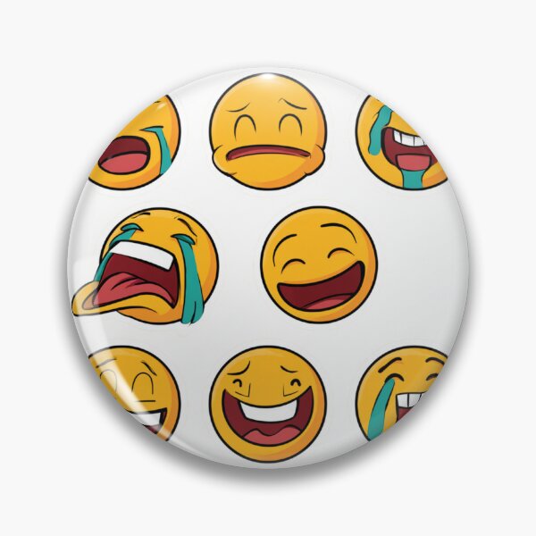 Item preview, Funny Crying Laughing Emoji Faces Emoticon Set designed and sold by NicolasGlowArt.