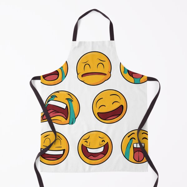 Item preview, Funny Crying Laughing Emoji Faces Emoticon Set designed and sold by NicolasGlowArt.