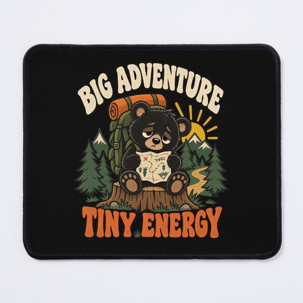 Item preview, Big Adventure, Tiny Energy - Bear Cub designed and sold by Good Mood Foundry.
