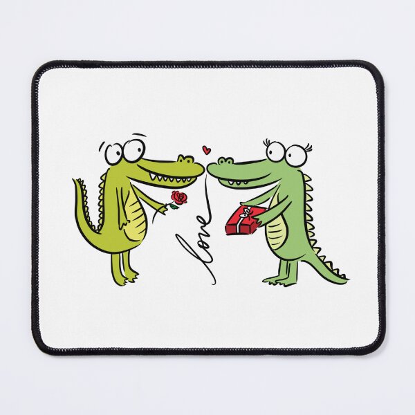 Item preview, Crocodiles in Love designed and sold by jacquelinengyl.