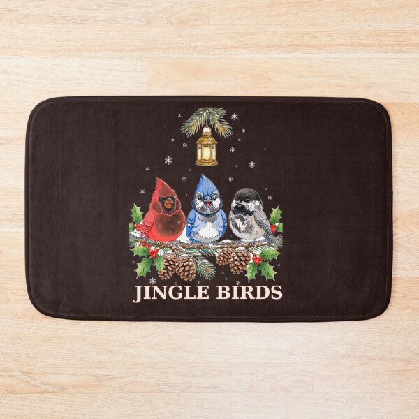 Item preview, Jingle Birds Shirt, Cute Christmas Caroling Birds T-Shirt, Funny Cardinal Blue Jay Chickadee Holiday Gift Tee designed and sold by 519xdesign.