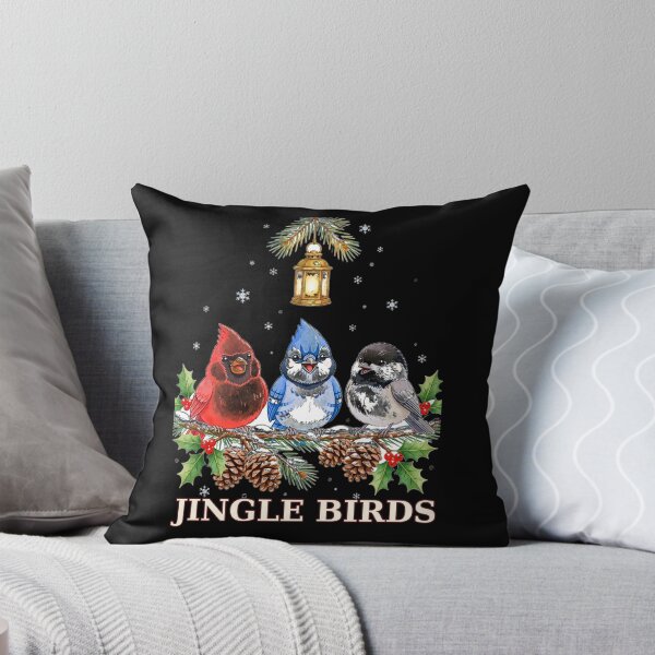 Item preview, Jingle Birds Shirt, Cute Christmas Caroling Birds T-Shirt, Funny Cardinal Blue Jay Chickadee Holiday Gift Tee designed and sold by 519xdesign.