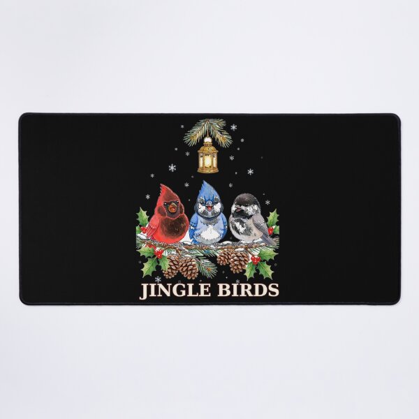 Item preview, Jingle Birds Shirt, Cute Christmas Caroling Birds T-Shirt, Funny Cardinal Blue Jay Chickadee Holiday Gift Tee designed and sold by 519xdesign.