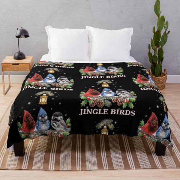 Item preview, Jingle Birds Shirt, Cute Christmas Caroling Birds T-Shirt, Funny Cardinal Blue Jay Chickadee Holiday Gift Tee designed and sold by 519xdesign.