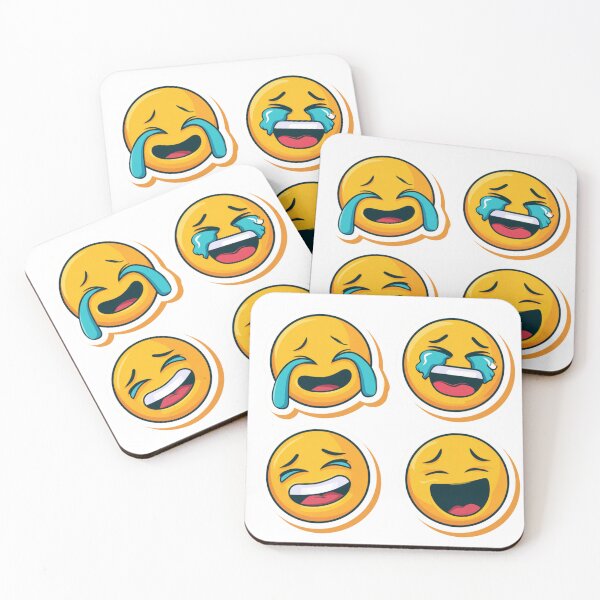 Item preview, Crying Laughing Emoji Tears of Joy Funny Face designed and sold by NicolasGlowArt.