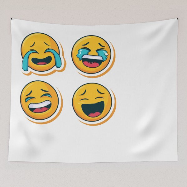 Item preview, Crying Laughing Emoji Tears of Joy Funny Face designed and sold by NicolasGlowArt.