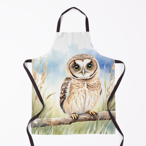 Item preview, Cute Watercolor Owl on Tree Branch designed and sold by Hackl20.
