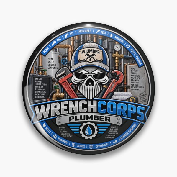 Item preview, WrenchCorps - Plumber designed and sold by WrenchCorps.