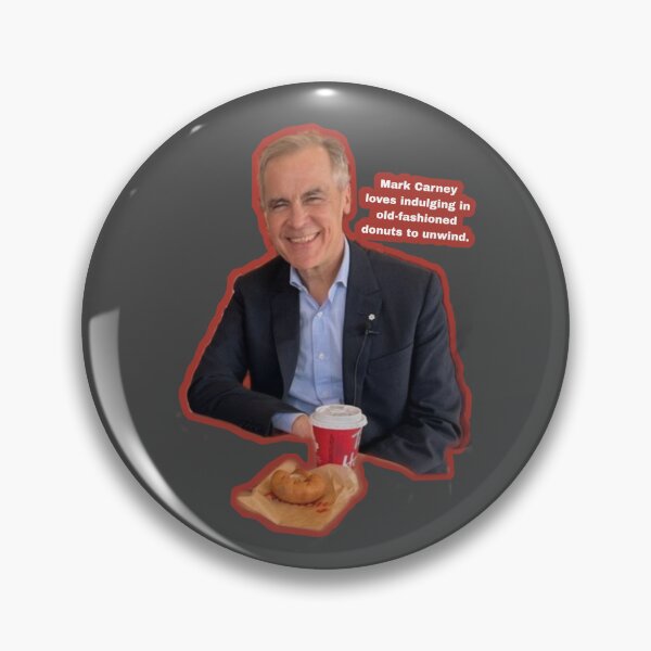 Item preview, Prime minister Mark Carney at Timmies designed and sold by A Bougie World.