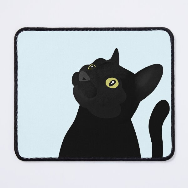 Item preview, my black cat doodle designed and sold by FandomizedRose.