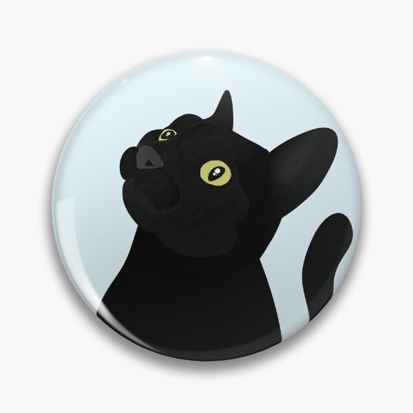 Item preview, my black cat doodle designed and sold by FandomizedRose.