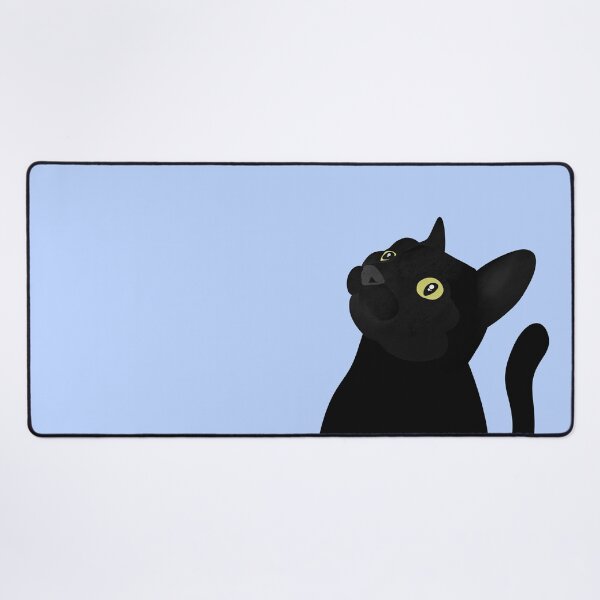 Item preview, my black cat doodle designed and sold by FandomizedRose.