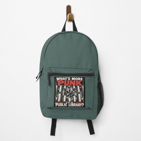 Item preview, Punk Librarian Public Library Mosh Pit designed and sold by POD DYNASTY | Original Print On Demand T-Shirt Graphics.