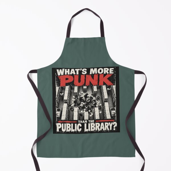 Item preview, Punk Librarian Public Library Mosh Pit designed and sold by POD DYNASTY | Original Print On Demand T-Shirt Graphics.