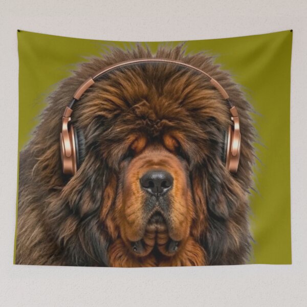 Item preview, Dapper Tibetan Mastiff Dog designed and sold by Sulco Design.