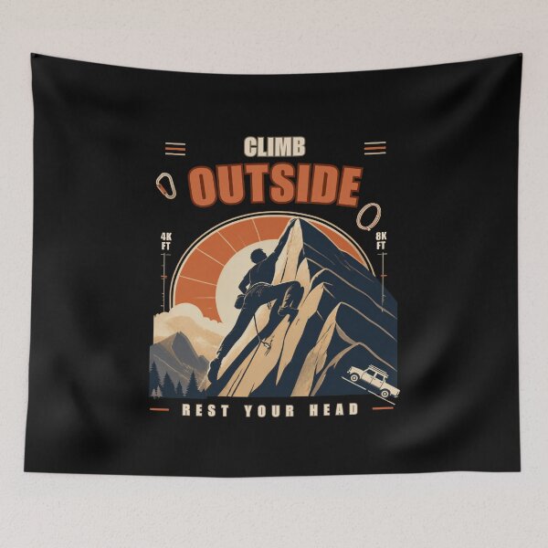Item preview, CLIMB OUTSIDE CLIMBER GIFT DESIGN designed and sold by MemoriesCreator.