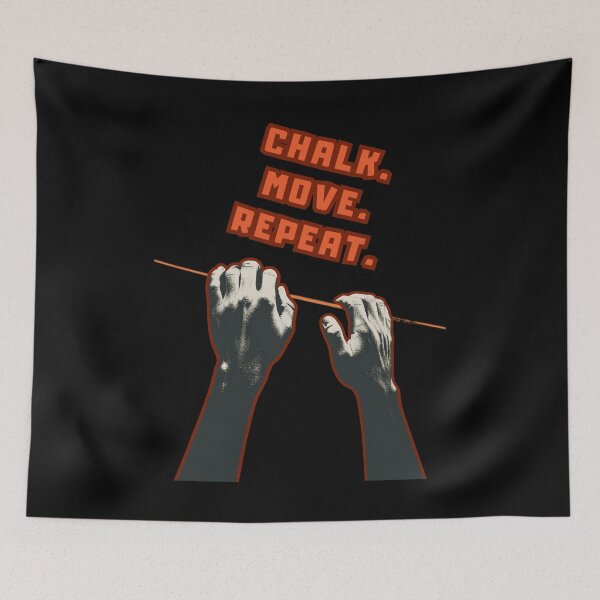 Item preview, CHALK. MOVE. REPEAT. CLIMBING DESIGN designed and sold by MemoriesCreator.