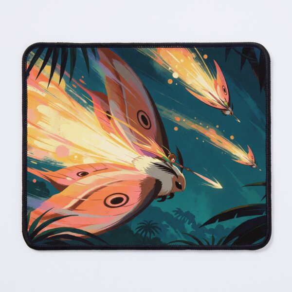 Item preview, Tiny Sprite Riding Moth in Forest Light (V5) designed and sold by SabaMirzique.