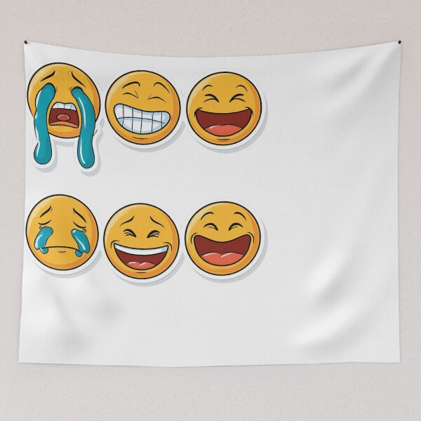 Item preview, Tears of Joy Laughing Crying Emoji Expression designed and sold by NicolasGlowArt.