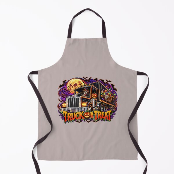 Item preview, Truck Or Treat - Halloween Skeleton Driver Semi Truck Candy Art designed and sold by NomadForge.