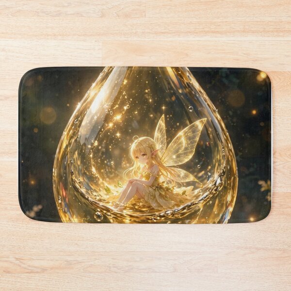 Item preview, Dewdrop Fairy Princess - Whimsical Golden Fairy Light Fantasy Art designed and sold by Sourcestores1.