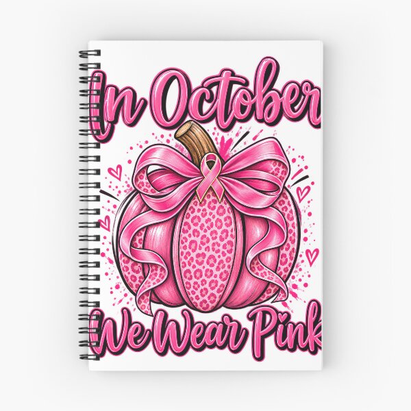 Item preview, In October We Wear Pink Leopard Pumpkin designed and sold by VGAfanatic.