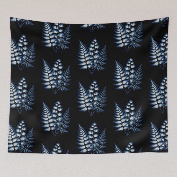Item preview, Cyanotype Botanical Specimen Art – Vintage Indigo Nature Study designed and sold by Georain.