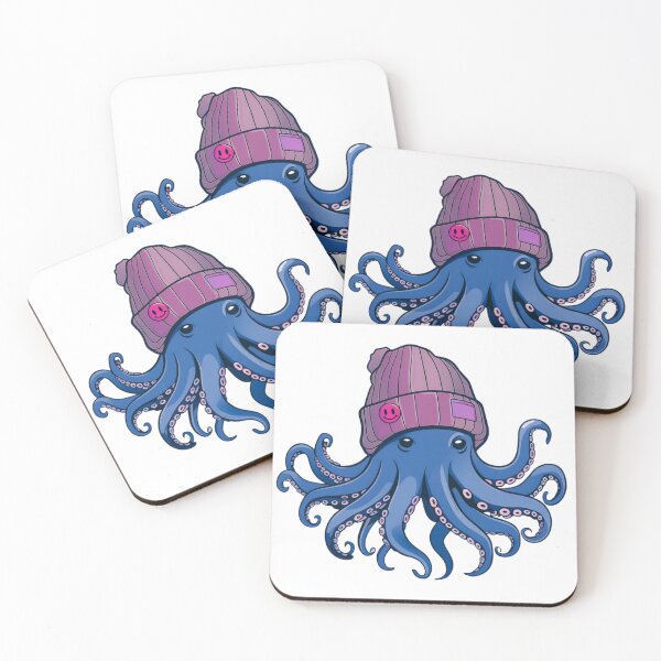 Item preview, Blue Beanie Octopus designed and sold by Octo-Merch.