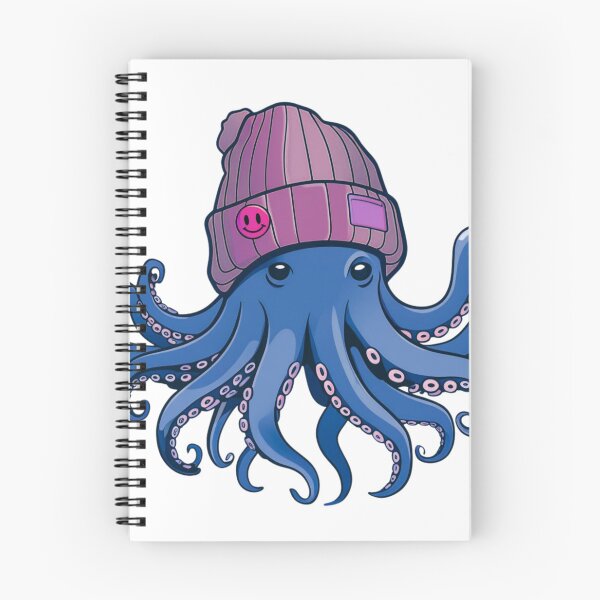 Item preview, Blue Beanie Octopus designed and sold by Octo-Merch.