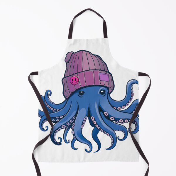 Item preview, Blue Beanie Octopus designed and sold by Octo-Merch.