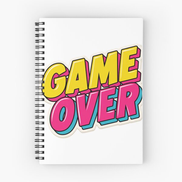 Item preview, Retro Arcade Gamer Game Over Text Design designed and sold by NicolasGlowArt.