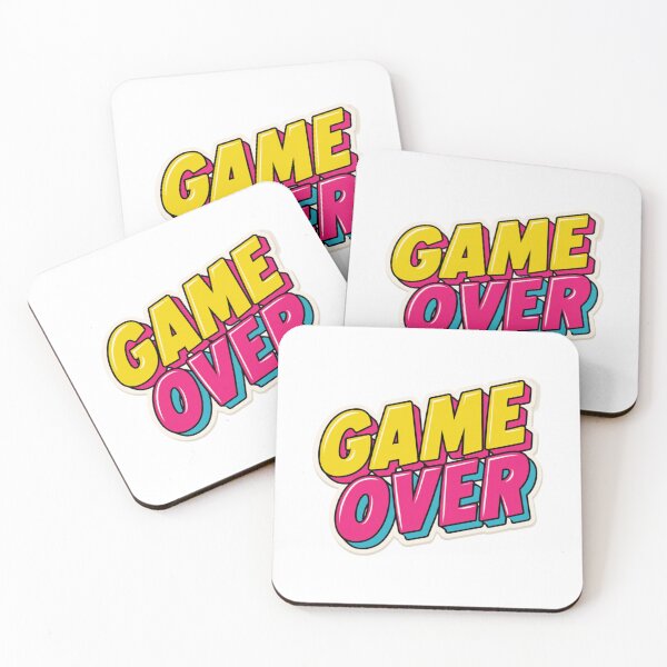 Item preview, Retro Arcade Gamer Game Over Text Design designed and sold by NicolasGlowArt.