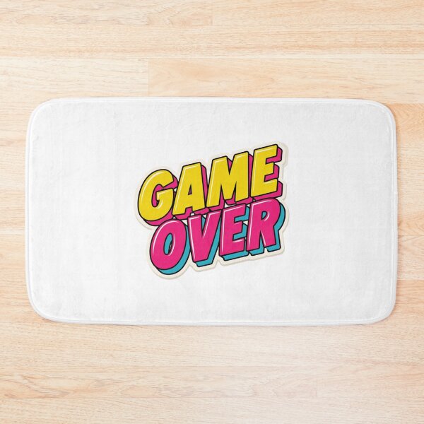 Item preview, Retro Arcade Gamer Game Over Text Design designed and sold by NicolasGlowArt.