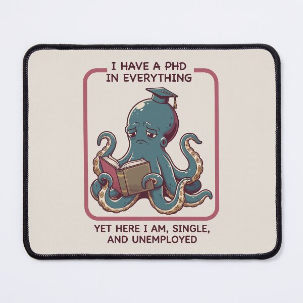 Item preview, Unemployed Octopus designed and sold by Amir Faysal.