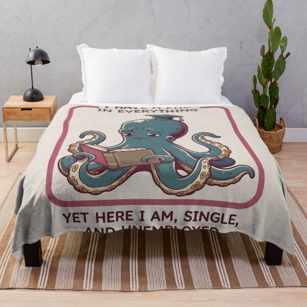 Item preview, Unemployed Octopus designed and sold by Amir Faysal.
