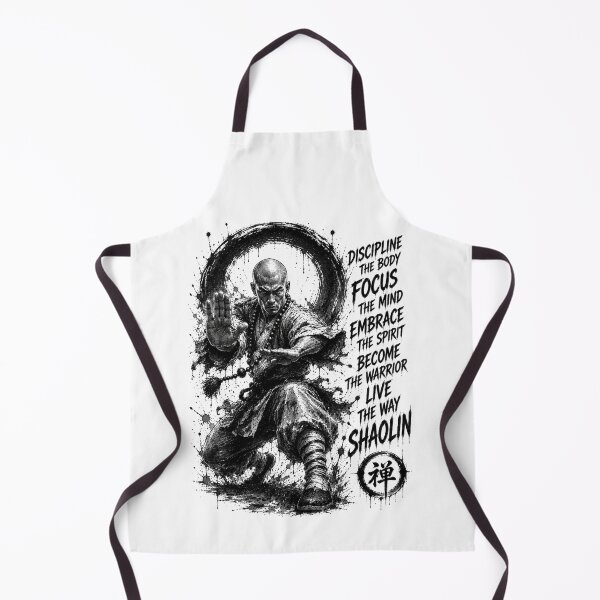 Item preview, Shaolin Warrior Zen Discipline Ink Art designed and sold by Onviton.