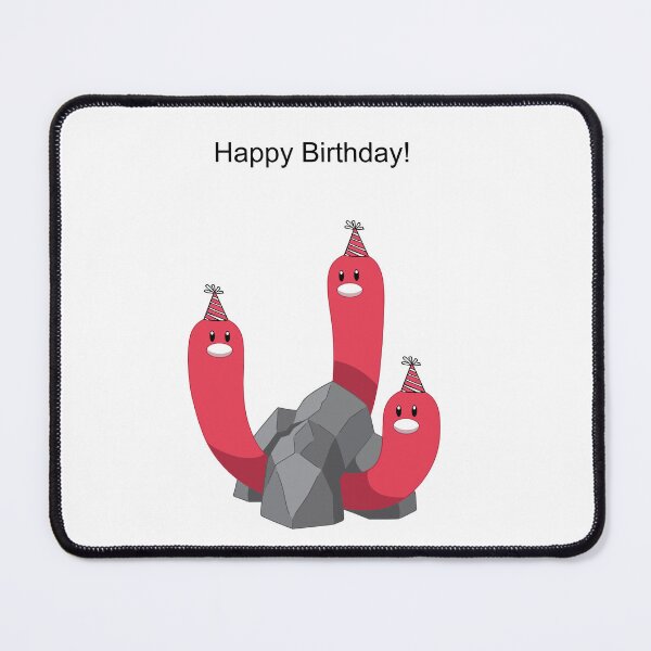 Item preview, Wugtrio Party Hat Happy Birthday designed and sold by kyravreeland.