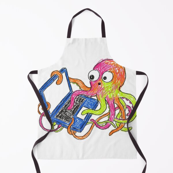 Item preview, Neon Tech Octopus designed and sold by Octo-Merch.