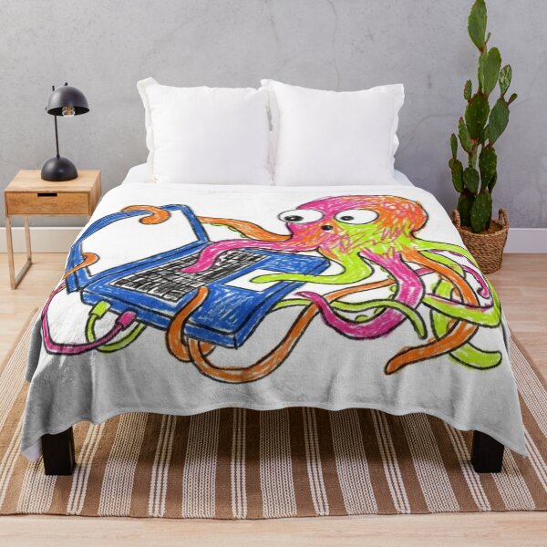 Item preview, Neon Tech Octopus designed and sold by Octo-Merch.