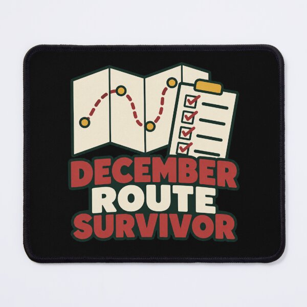 Item preview, December Route Survivor Mail Carrier designed and sold by DreamLayerStudio.