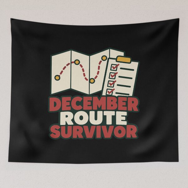 Item preview, December Route Survivor Mail Carrier designed and sold by DreamLayerStudio.