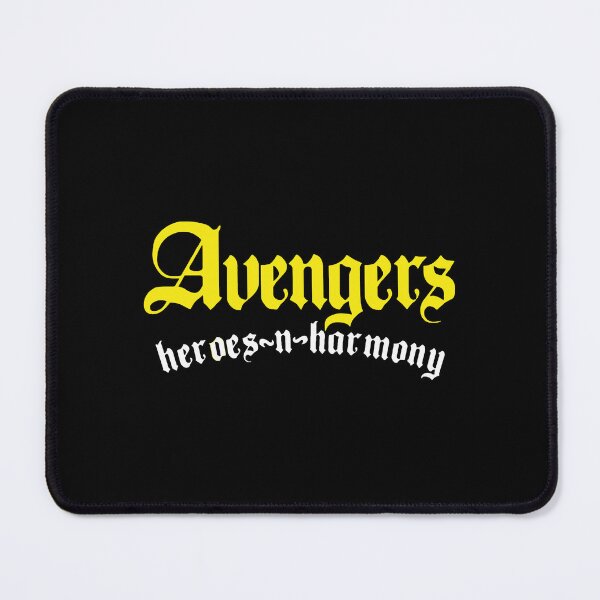 Item preview, Avengers Heroes N Harmony Typography Graphic Design designed and sold by matildampugh.