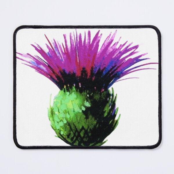 Item preview, Thistle, original watercolor. designed and sold by aswoa.