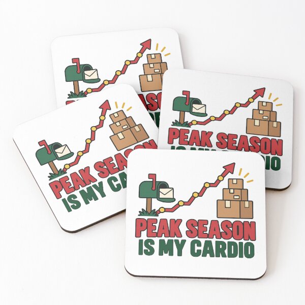 Item preview, Peak Season Is My Cardio Postal Worker designed and sold by DreamLayerStudio.