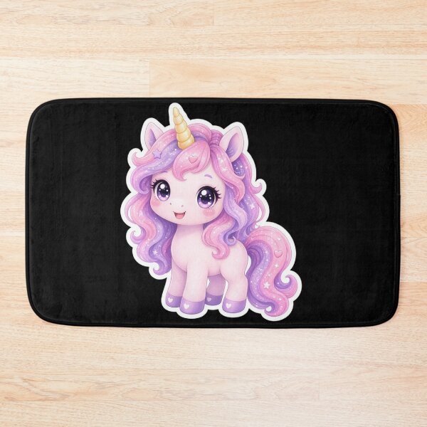 Item preview, Kawaii Pastel Pink Purple Unicorn Fantasy designed and sold by ExploreAura Studio.