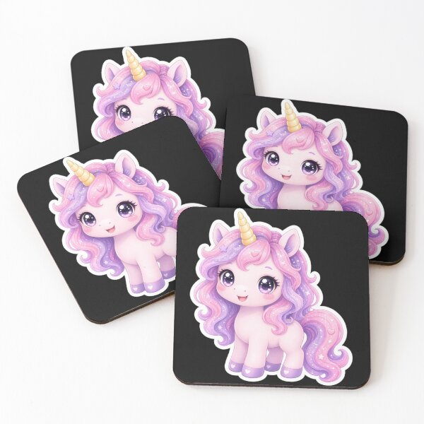 Item preview, Kawaii Pastel Pink Purple Unicorn Fantasy designed and sold by ExploreAura Studio.