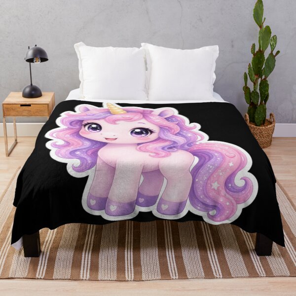 Item preview, Kawaii Pastel Pink Purple Unicorn Fantasy designed and sold by ExploreAura Studio.